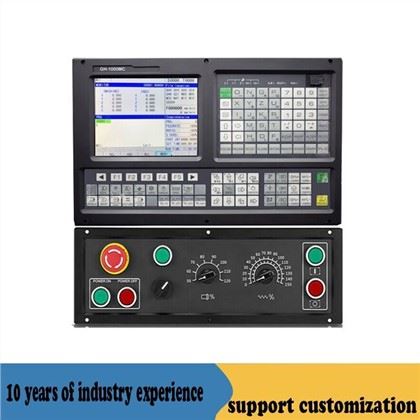 GH1000MC-4 is 4 axis milling CNC controller<br />
1)Threading Cycle: Following Mode/Interpolate Mode <br />
2)Support Dual analog voltage(0~10V) & C-axis for Spindle servo(M800)<br />
3)Support Stepper/Increment/Absolute/EtherCAT/Powerlink Servo for Feeding Axes<br />