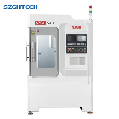 The SZGH-540 CNC milling machine is designed for 8-station processing of copper, iron, aluminum, and stainless steel workpieces up to 500mm x 400mm.
It is compatible with standard machining centers and supports functions such as drilling, tapping, milling, and engraving. Featuring patented technologies like high rigidity and an anti-deformation structure, it is ideal for processing stainless steel parts with tapping up to 8mm and drilling up to 10mm. Its compact design allows one operator to manage multiple machines, boosting per capita output efficiency and reducing processing costs.